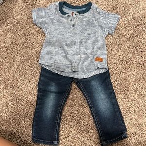 Seven for all mankind jeans and T-shirt outfit